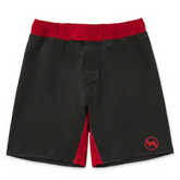 BJJ NoGI NovaReign MMA Training Fitted Shorts Red Nova
