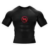 BJJ NoGi ShadowCore MMA Training Rash Guard – Vortex Black
