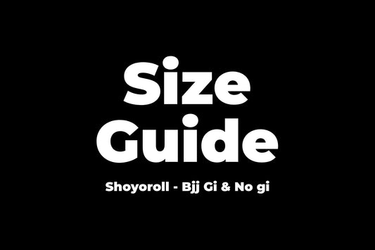 Shoyoroll Size Chart: Complete Shoyoroll Gi and No Gi Size Guide
