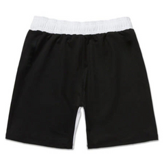BJJ NoGI AetherStrike MMA Training Fitted Shorts Nightfall Fury Black