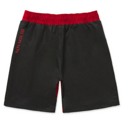 BJJ NoGI NovaReign MMA Training Fitted Shorts Red Nova