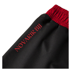 BJJ NoGI NovaReign MMA Training Fitted Shorts Red Nova