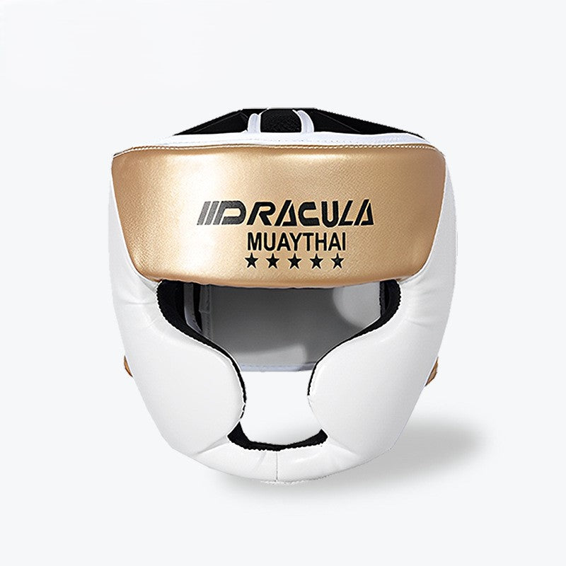 Dracula Muay Thai Headgear with Cage Grill
