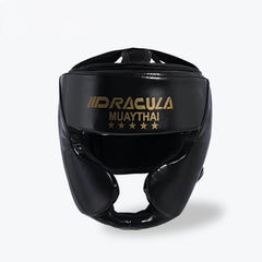 Dracula Muay Thai Headgear with Cage Grill