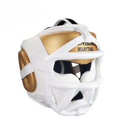 Dracula Muay Thai Headgear with Cage Grill