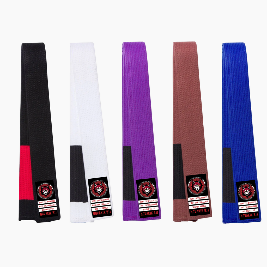 Novakik BJJ Alpha Series BJJ Belt – Pearl Weave Jiu Jitsu BJJ Belts