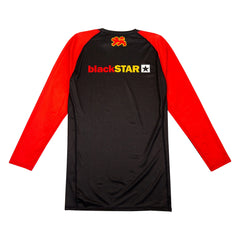 BJJ NoGI Shoyoroll Batch 146 BlackSTAR Retro Training Rash guard LS