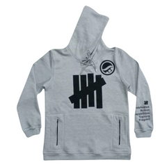 Shoyoroll Batch # 31 UND BJJ Hoodie - Gray Fleece 300 GSM Premium BJJ Apparel