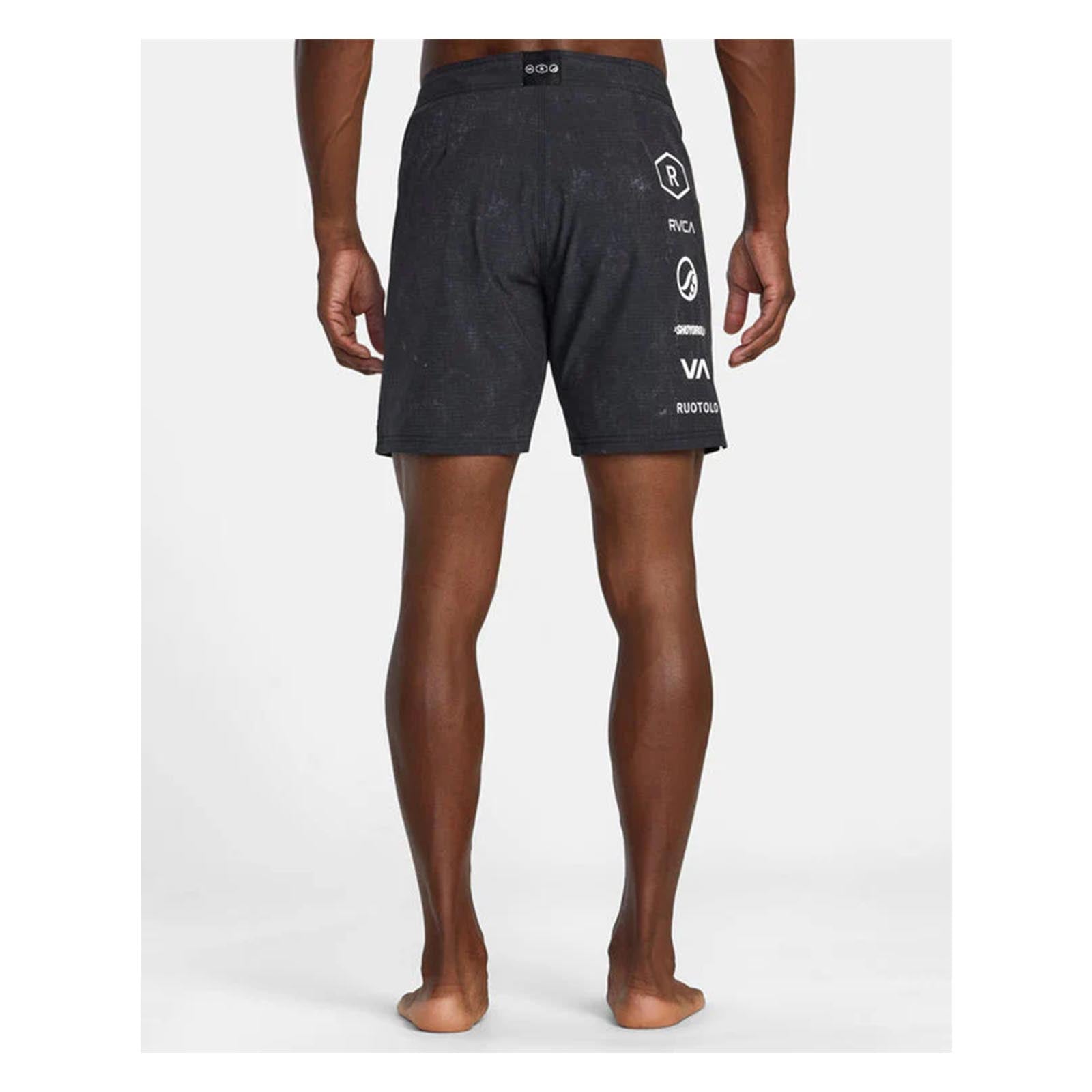 Shoyoroll RVCA Ruotolo 17" Technical Training Shorts Black