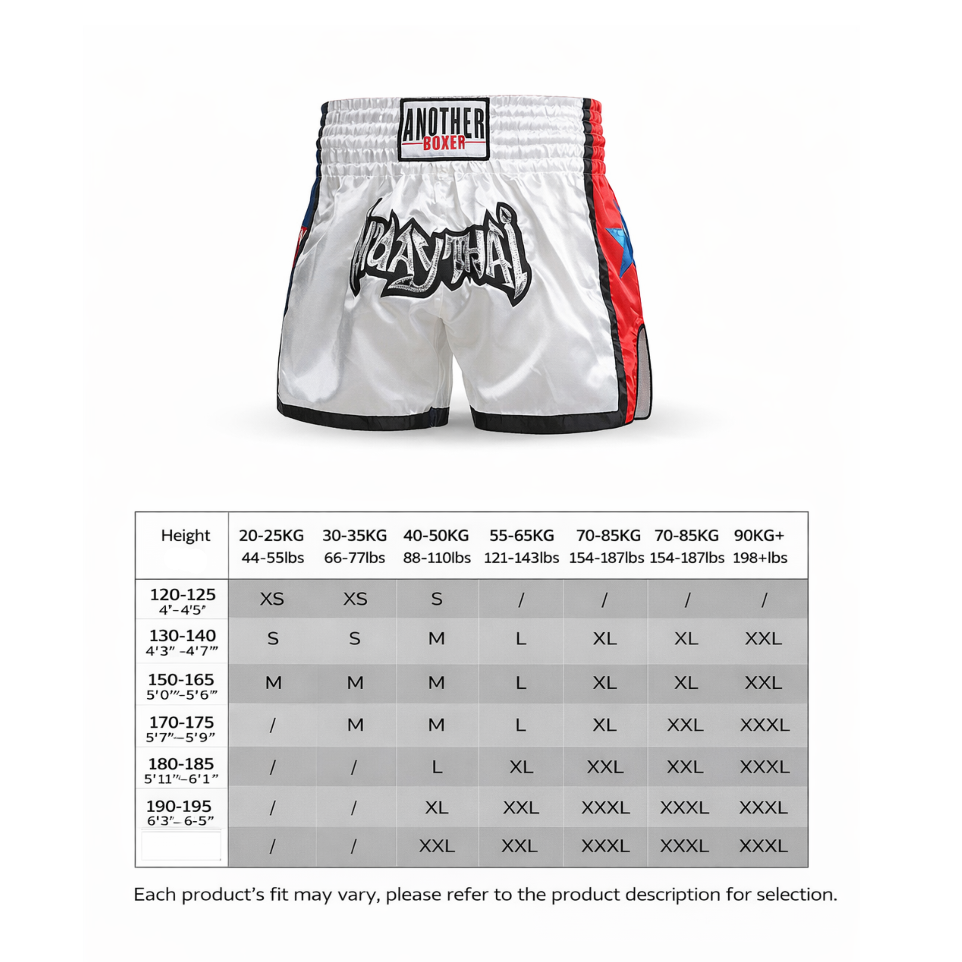 ANOTHER BOXER Star Strike Muay Thai Shorts