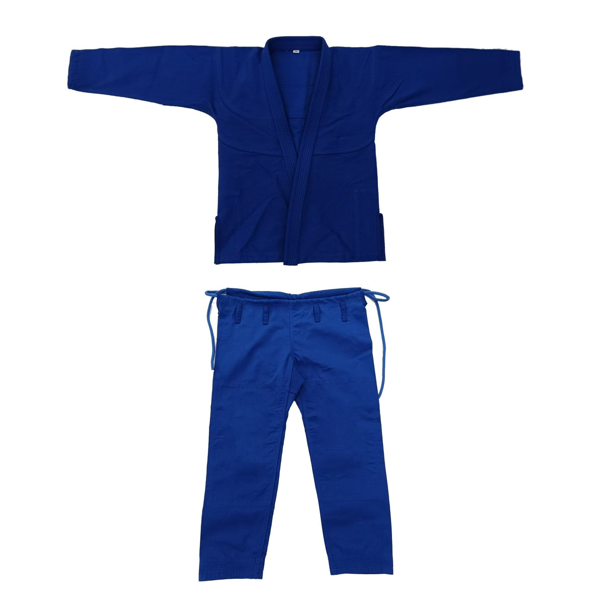 Classic Cotton Jiu-Jitsu Uniform – Jacket & Pants Set (Blue)