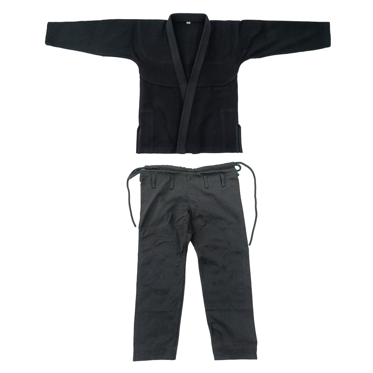 Women's Classic Cotton Jiu-Jitsu Uniform – Jacket & Pants Set (Black)