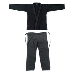 Women's Classic Cotton Jiu-Jitsu Uniform – Jacket & Pants Set (Black)