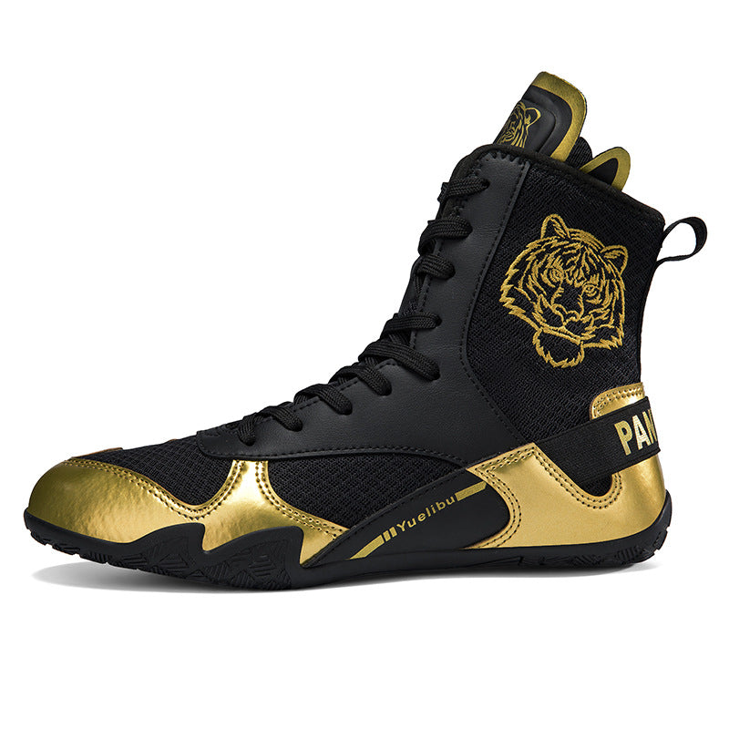 Tiger High-Top Boxing Shoes