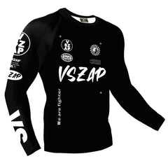 VSZAP Long Sleeve Rash Guard Compression Shirt