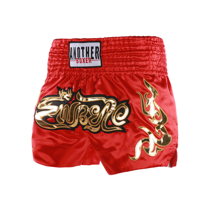 ANOTHER BOXER Golden Flame Muay Thai Shorts