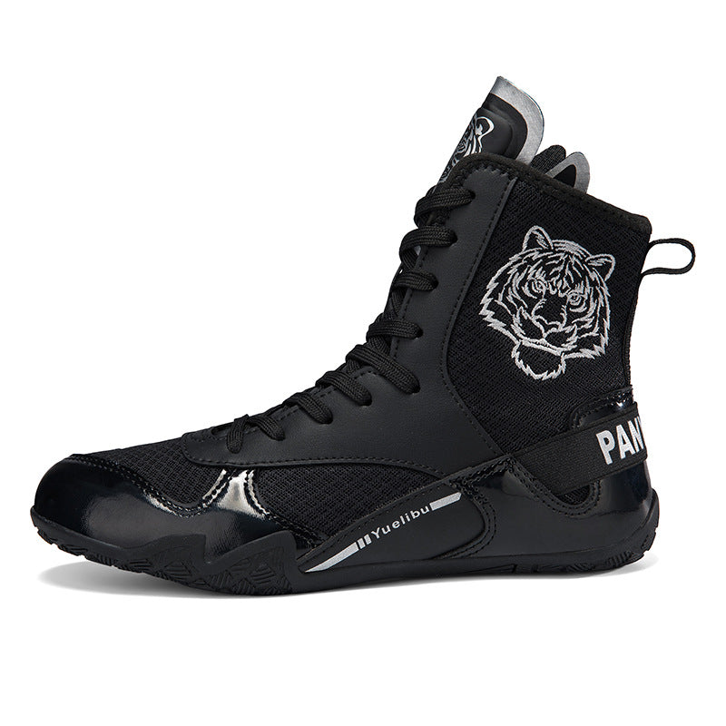 Tiger High-Top Boxing Shoes