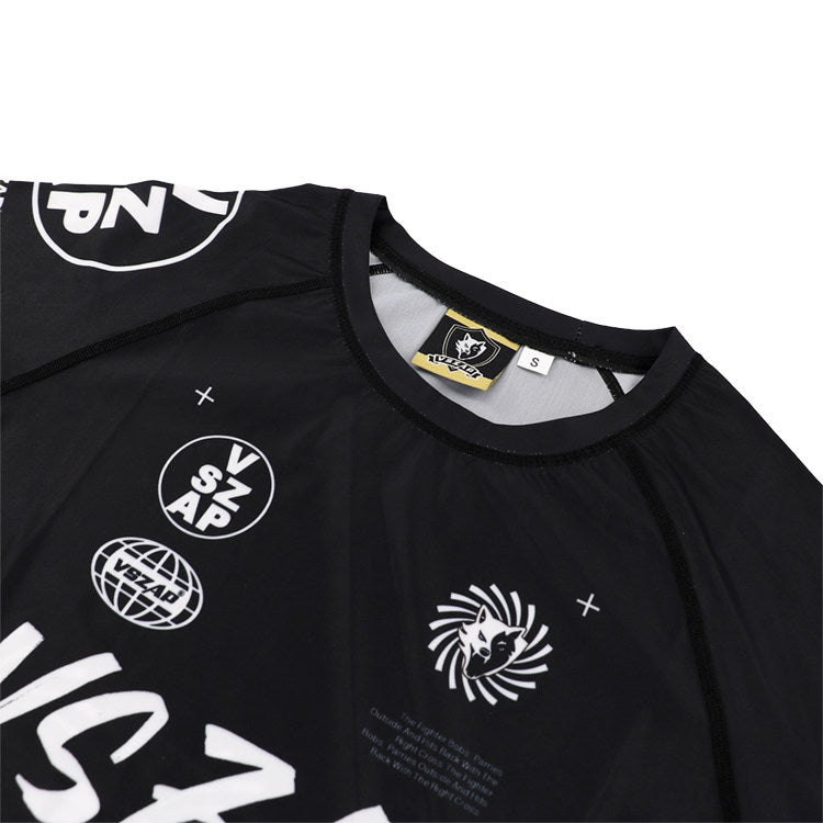 VSZAP Short Sleeve Rash Guard Compression Shirt
