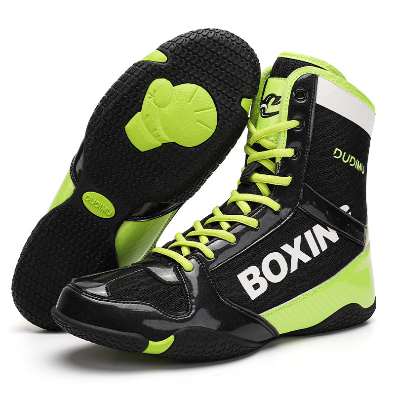 Boxing Shoes High-Top Anti-Slip Training Boots