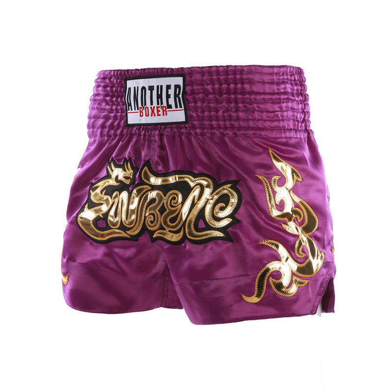 ANOTHER BOXER Golden Flame Muay Thai Shorts