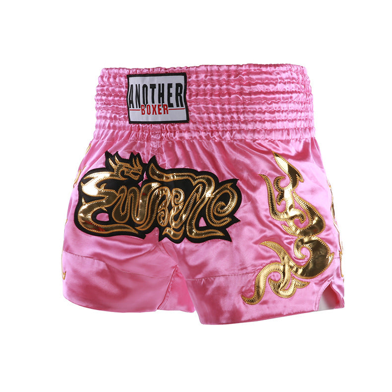 ANOTHER BOXER Golden Flame Muay Thai Shorts