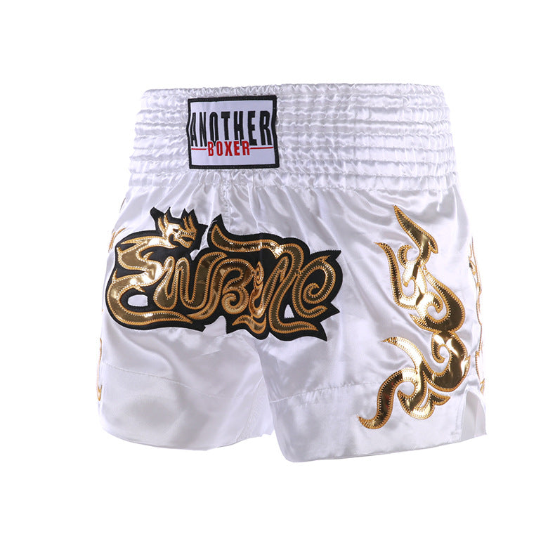 ANOTHER BOXER Golden Flame Muay Thai Shorts