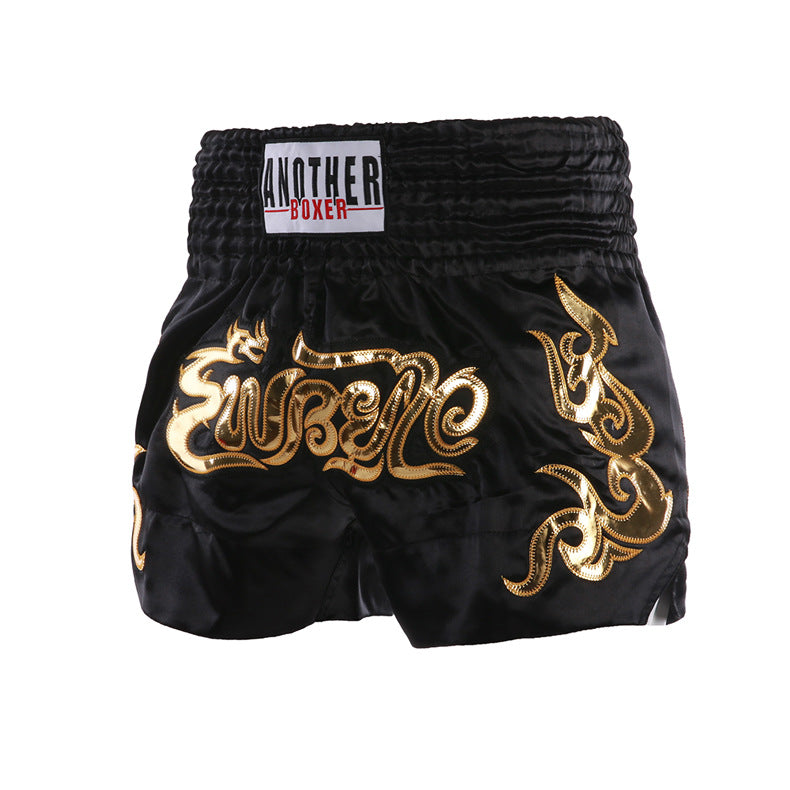 ANOTHER BOXER Golden Flame Muay Thai Shorts