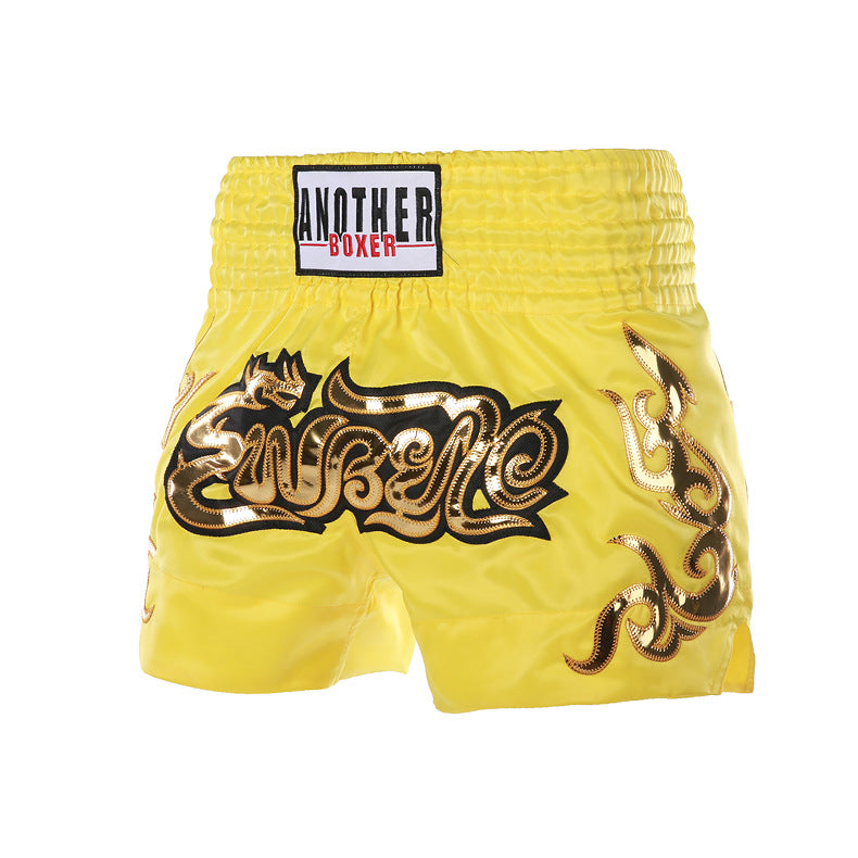 ANOTHER BOXER Golden Flame Muay Thai Shorts