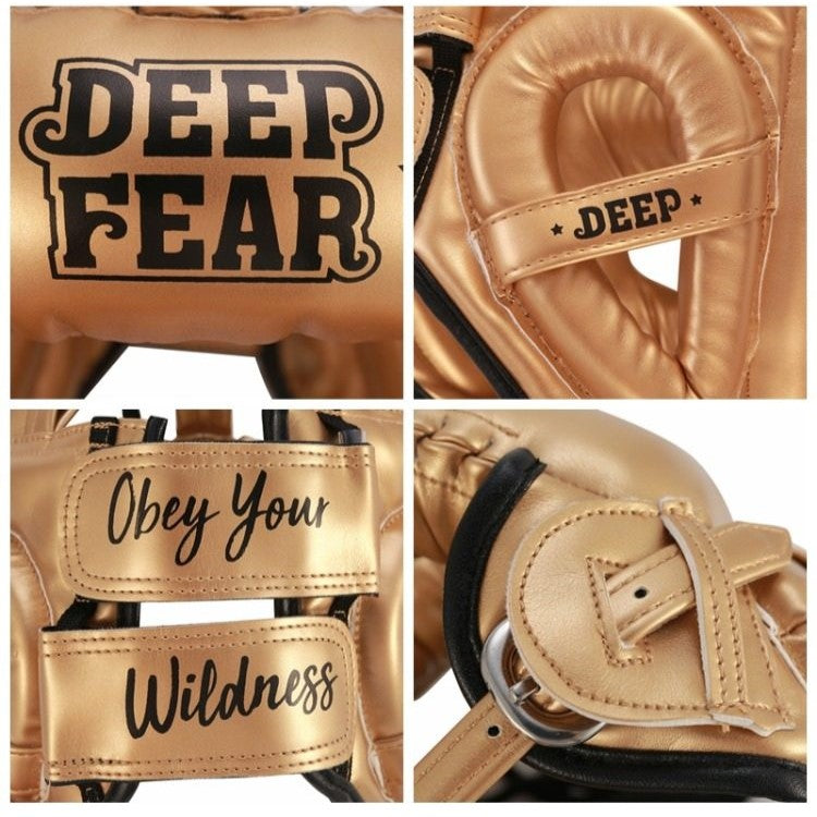 Deep Fear Boxing Headgear with Nose Bar