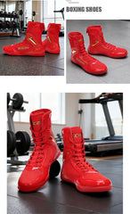 Boxing Shoes High-Top Training Boots