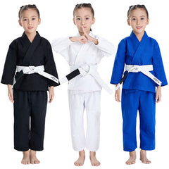 Kids Jiu Jitsu Gi Uniform Set with Belt