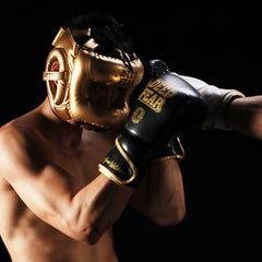 Deep Fear Boxing Headgear with Nose Bar