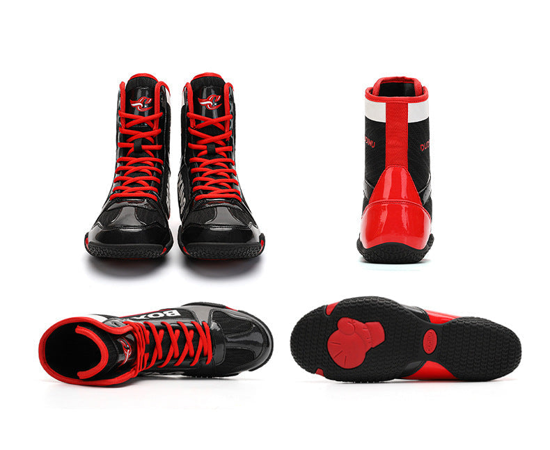 Boxing Shoes High-Top Anti-Slip Training Boots