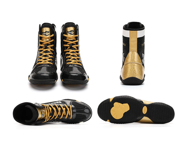 Boxing Shoes High-Top Anti-Slip Training Boots