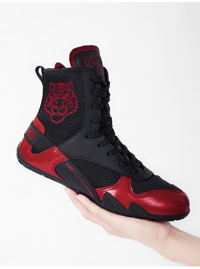 Tiger High-Top Boxing Shoes