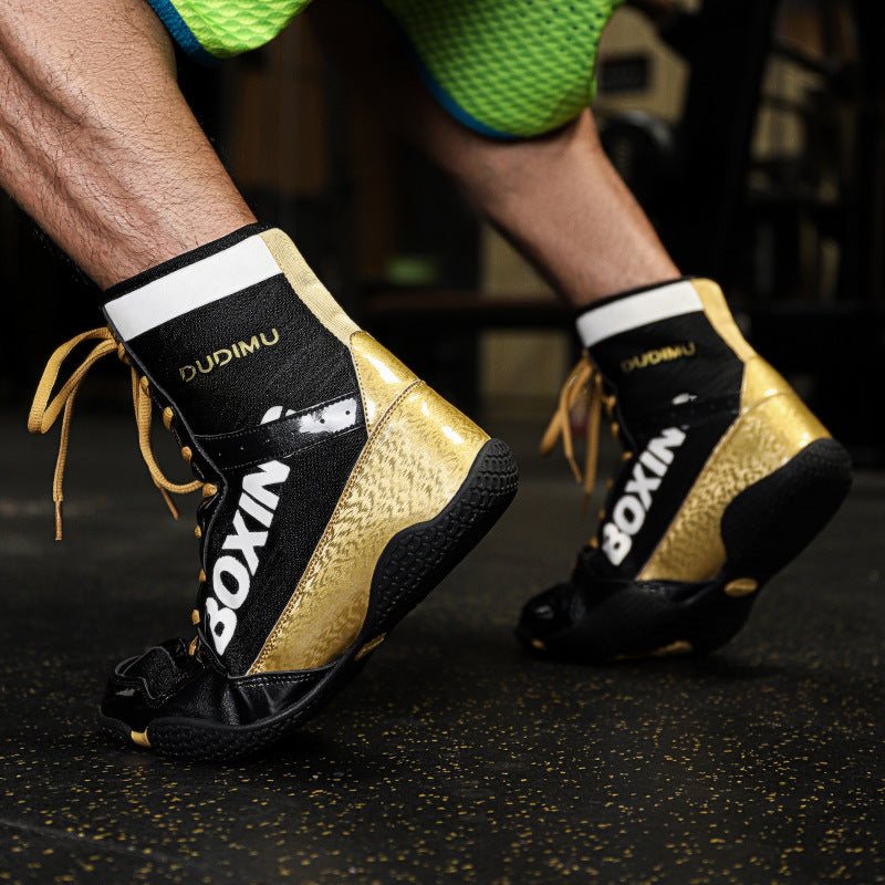 Boxing Shoes High-Top Anti-Slip Training Boots