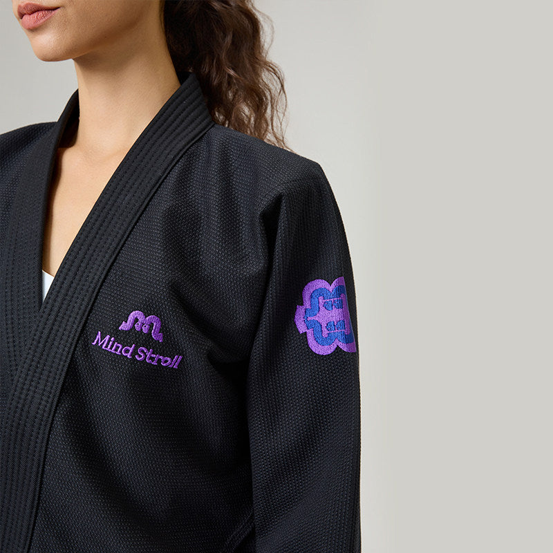 Women's BJJ Gi Set – Floral Embroidered Edition