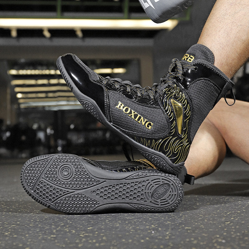 Boxing Shoes High-Top Training Boots