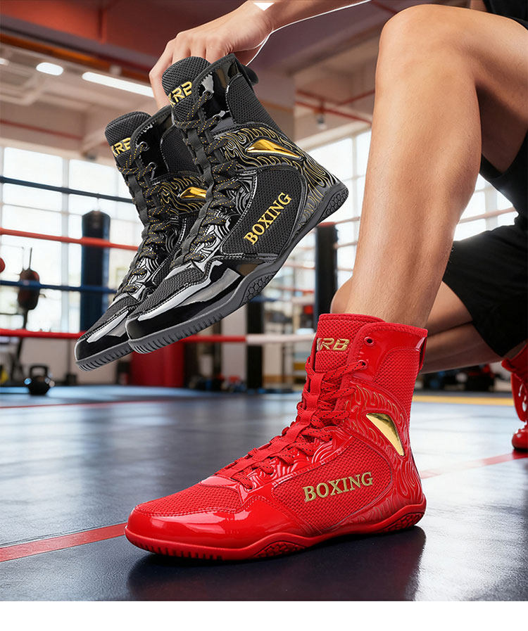 Boxing Shoes High-Top Training Boots