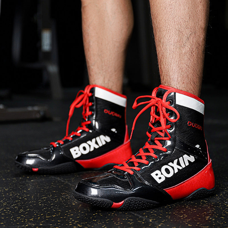 Boxing Shoes High-Top Anti-Slip Training Boots