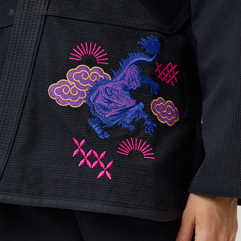 Women's BJJ Gi Set – Floral Embroidered Edition