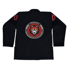 Novakik Women's BJJ GI with White Belt – Black Alpha Series 450 GSM Kimono Jiu Jitsu Uniform